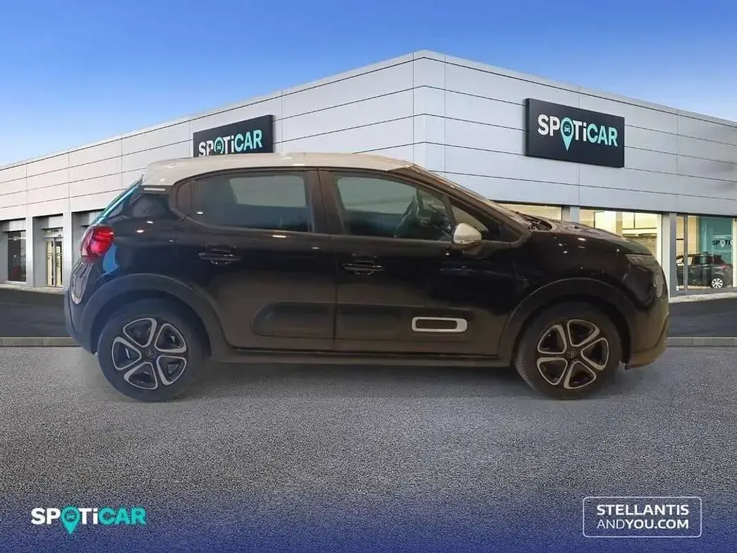 Usado Citroën C3 Feel 110 CV (80 kW) 2022 Negro Utilitario