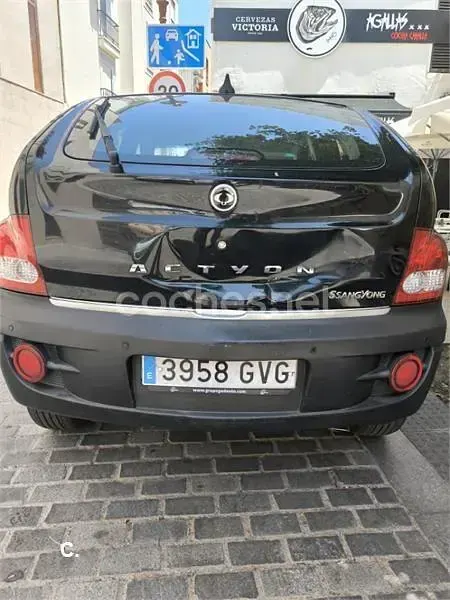 Usado SsangYong Actyon 141 CV (103 kW) 2010 Negro SUV