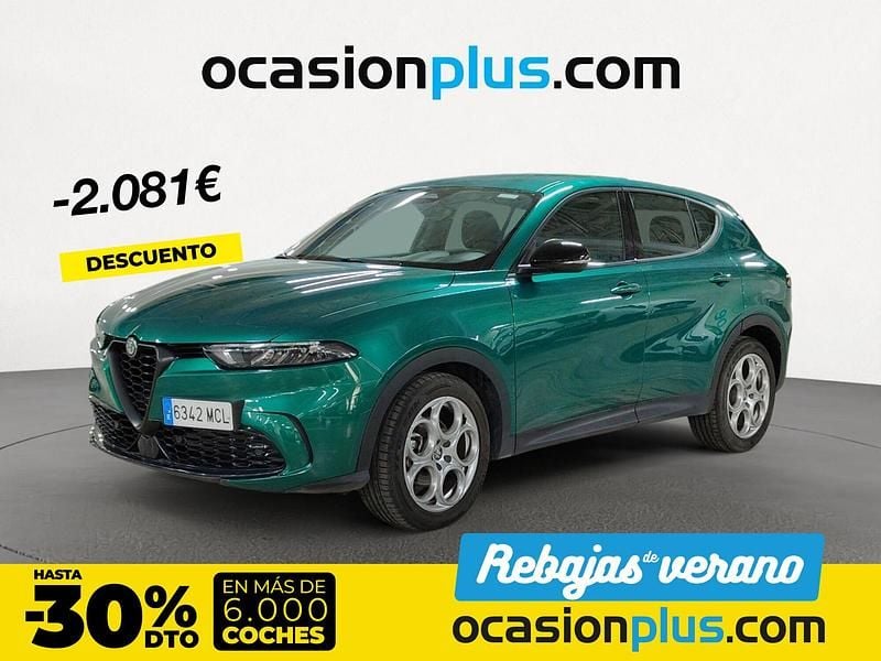 Verde Usado 2022 Alfa Romeo Tonale Sprint SUV | 22.900 € (Precio justo) - Imagen 1/3