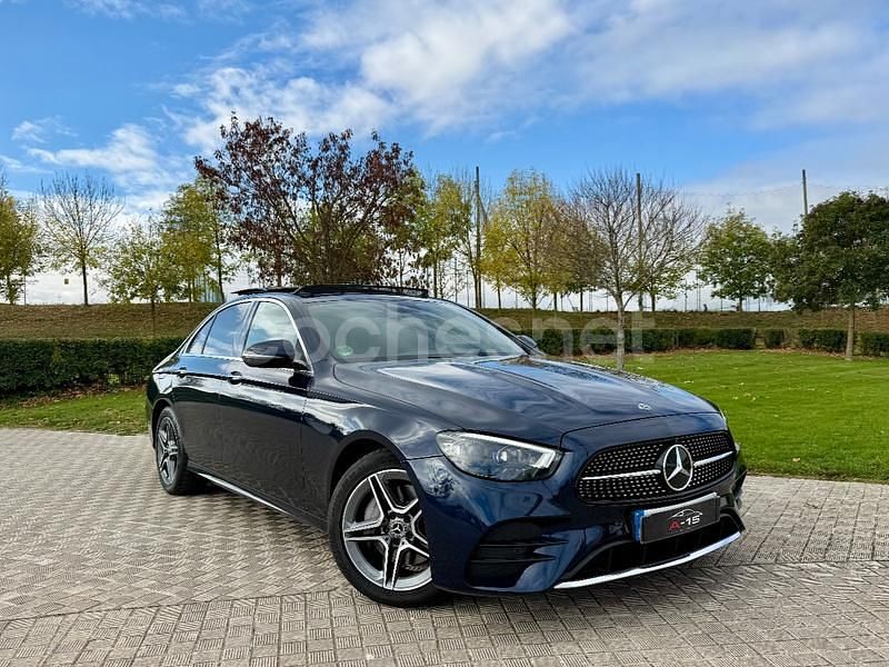 Usado Mercedes E220 194 CV (142 kW) 2021 Azul Berlina
