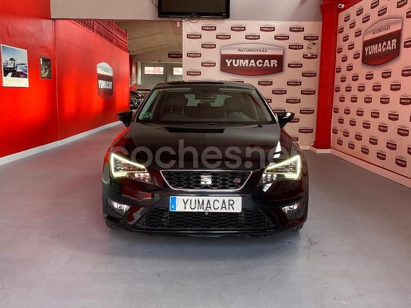 Negro Usado 2015 Seat Leon FR Berlina | 10.990 € (Buen precio) - Imagen 1/4