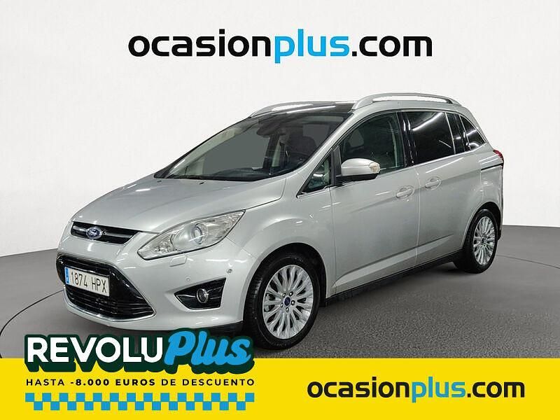 Gris Usado 2013 Ford C-MAX Titanium Monovolumen | 8690 € (Precio justo) - Imagen 1/4