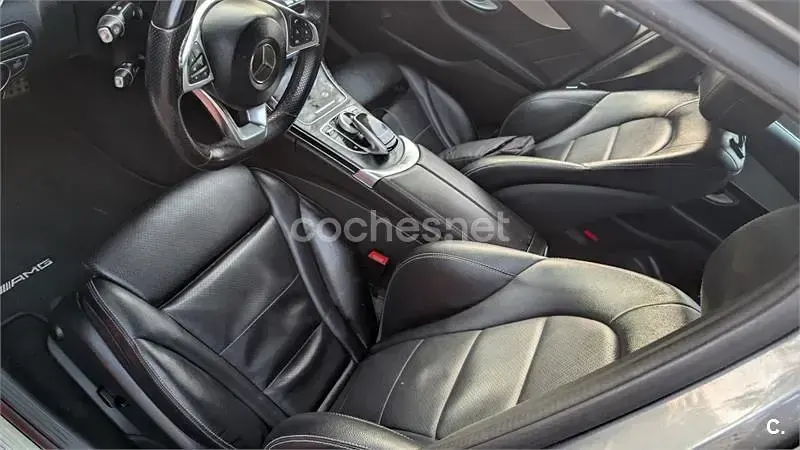 Usado Mercedes C220 AMG line 170 CV (125 kW) 2017 Gris / plata Berlina