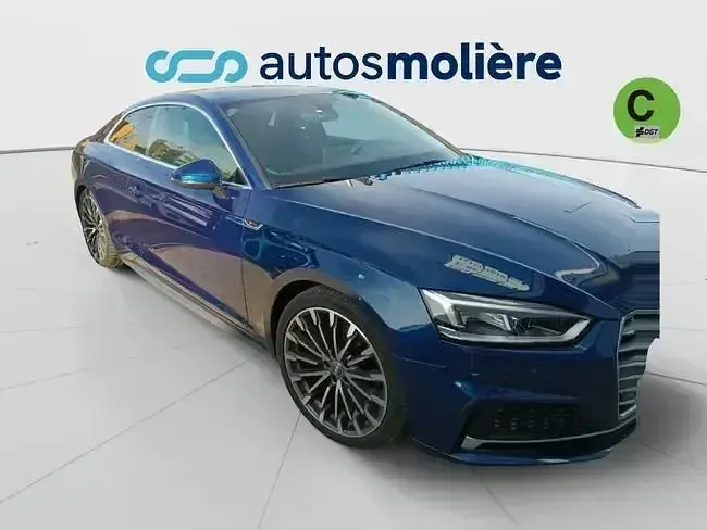 Usado Audi A5 S-Line 190 CV (139 kW) 2018 Azul Coupe
