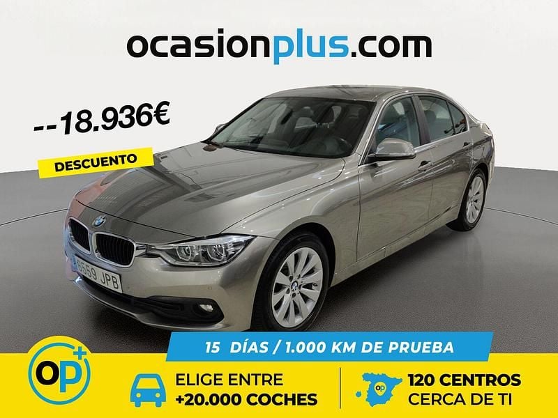 Gris plata Usado 2016 BMW 318 Berlina | 18.936 € (Precio justo) - Imagen 1/4