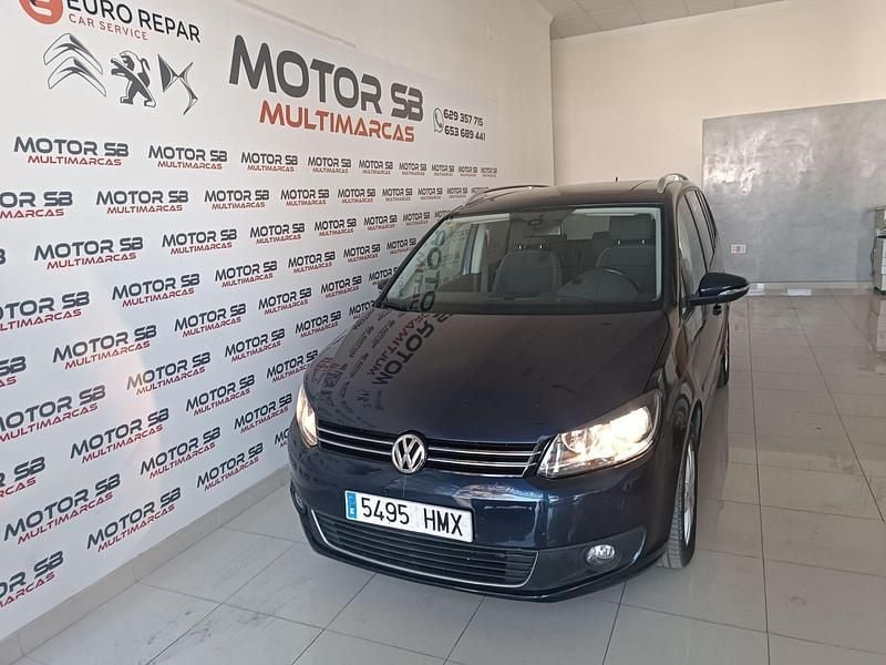 Azul Usado 2012 VW Touran Advance Monovolumen | 9950 € (Precio justo) - Imagen 1/4