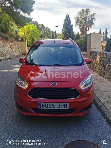 Granate Usado 2015 Ford Tourneo Courier Titanium Monovolumen | 11.500 € (Precio justo) - Imagen 1/4
