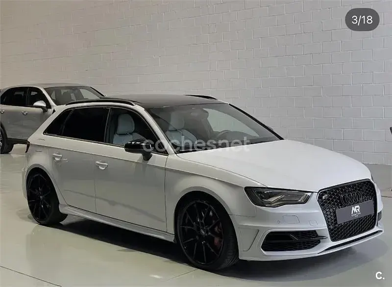 Usado Audi S3 300 CV (220 kW) 2014 Blanco Berlina