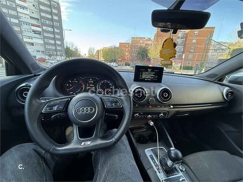 Usado Audi A3 S-Line 150 CV (110 kW) 2015 Gris / plata Berlina