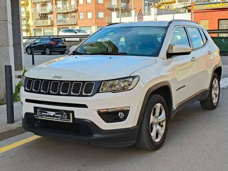 Blanco Usado 2018 Jeep Compass Limited SUV | 15.500 € (Precio justo) - Imagen 1/4