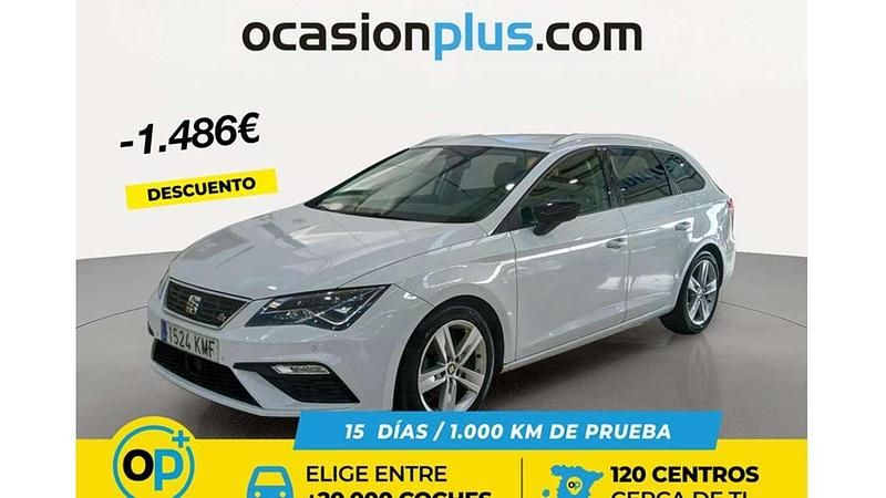 Usado Seat Leon ST FR 150 CV (110 kW) 2018 Blanco Familiar
