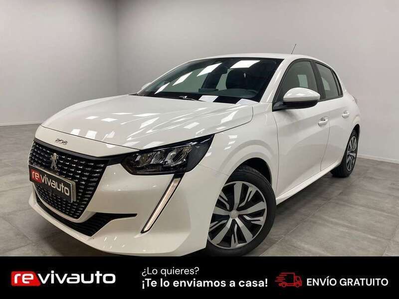 Blanco Usado 2020 Peugeot 208 Active Utilitario | 10.490 € (Precio justo) - Imagen 1/4
