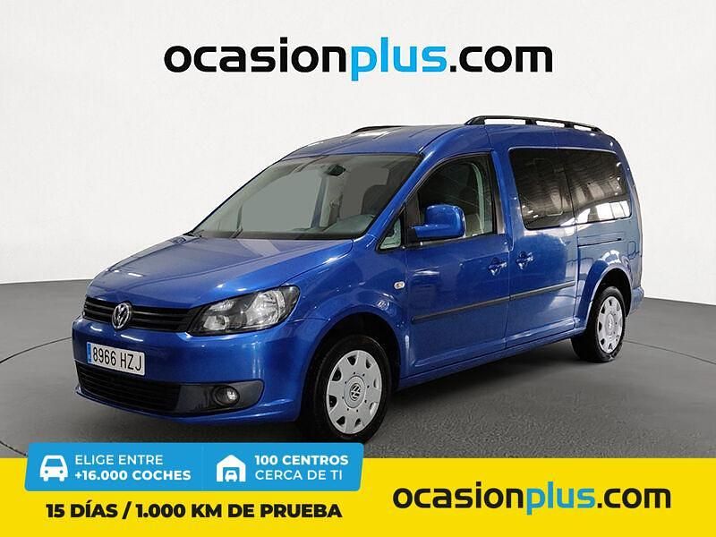Azul Usado 2014 VW Caddy Maxi Trendline Monovolumen | 13.150 € - Imagen 1/4