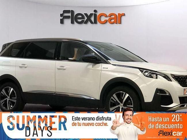 Blanco Usado 2019 Peugeot 5008 GT-line Monovolumen | 21.790 € (Precio justo) - Imagen 1/4