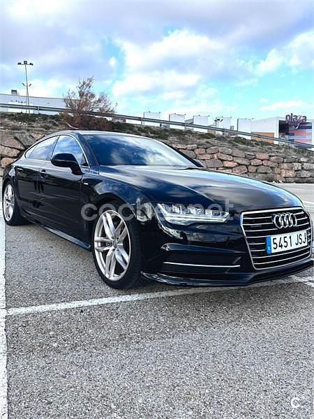 Usado Audi A7 Sportback S-Line 252 CV (185 kW) 2016 Negro Utilitario