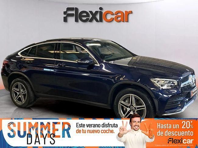 Azul Usado 2021 Mercedes GLC300e Coupe | 46.990 € (Precio justo) - Imagen 1/4