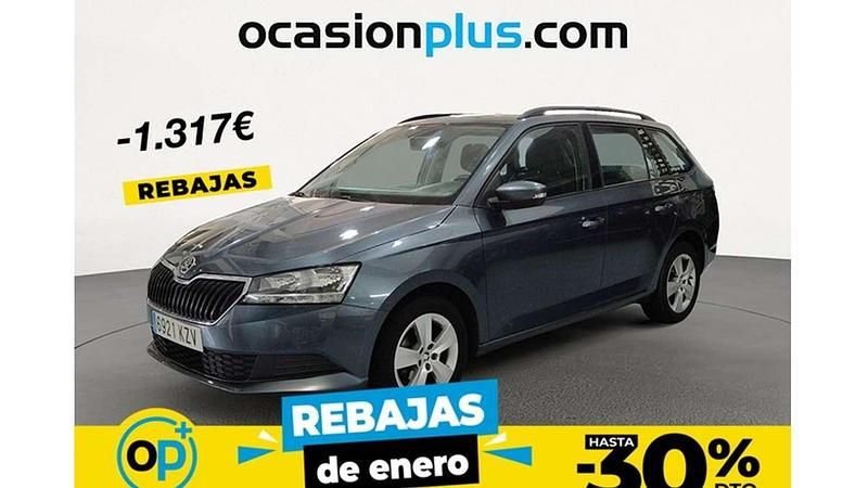 Usado Skoda Fabia Ambition 95 CV (69 kW) 2019 Gris Utilitario