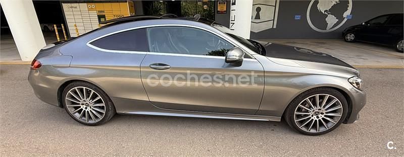 Usado Mercedes C220 170 CV (125 kW) 2018 Gris / plata Coupe
