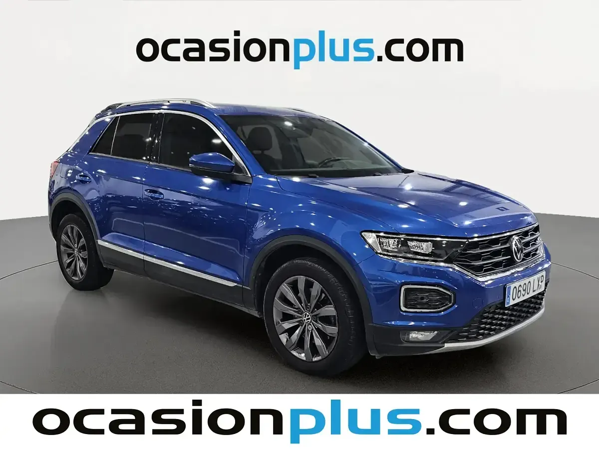 Usado VW T-Roc Sportline 150 CV (110 kW) 2022 Azul SUV