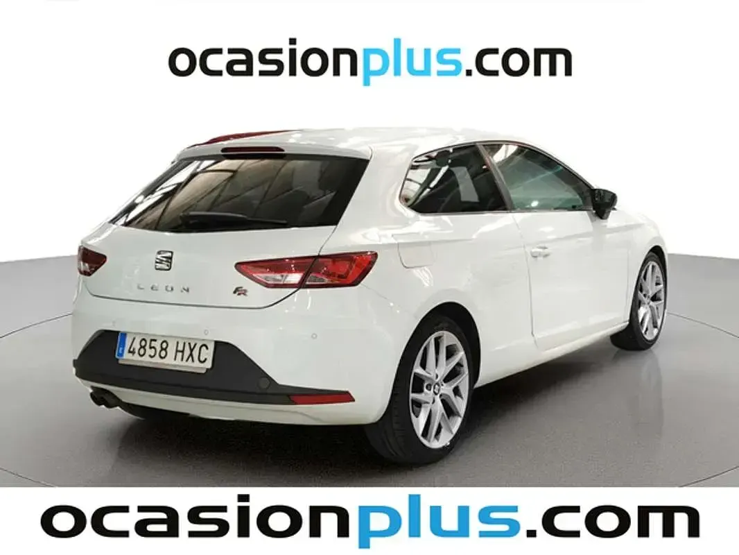 Usado Seat Leon SC FR 140 CV (102 kW) 2014 Blanco Utilitario
