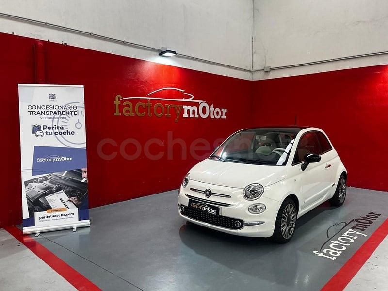 Usado Fiat 500 Lounge 85 CV (62 kW) 2018 Blanco Berlina