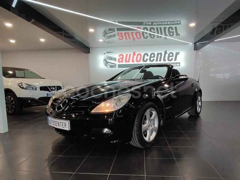 Negro Usado 2004 Mercedes SLK200 Descapotable | 13.500 € (Caro) - Imagen 1/4