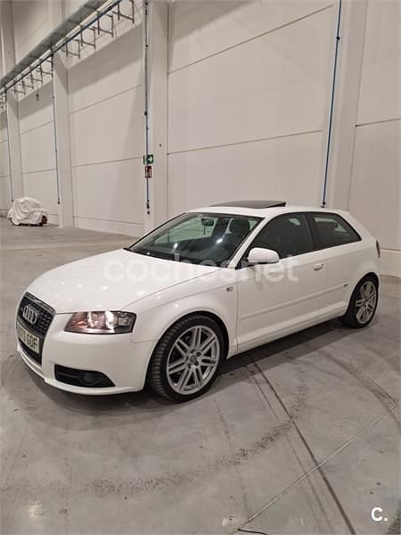 Usado Audi A3 Ambition 140 CV (102 kW) 2008 Blanco Utilitario
