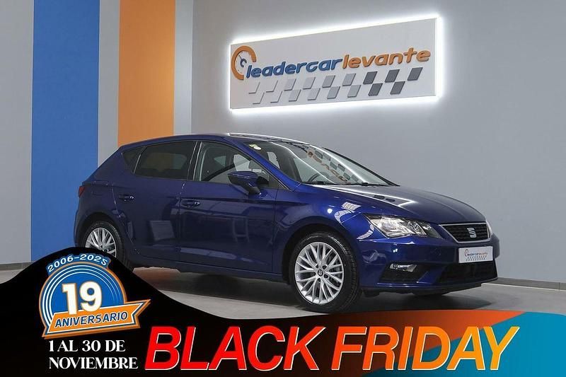 Azul Usado 2018 Seat Leon Style Plus Berlina | 13.900 € (Precio justo) - Imagen 1/4