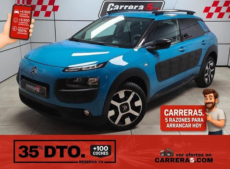 Usado Citroën C4 Cactus PureTech 110 CV (80 kW) 2017 Azul Utilitario