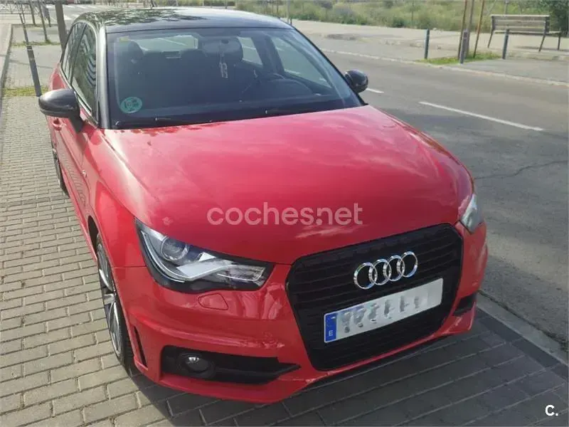 Usado Audi A1 Sportback S-Line 86 CV (63 kW) 2013 Rojo Utilitario