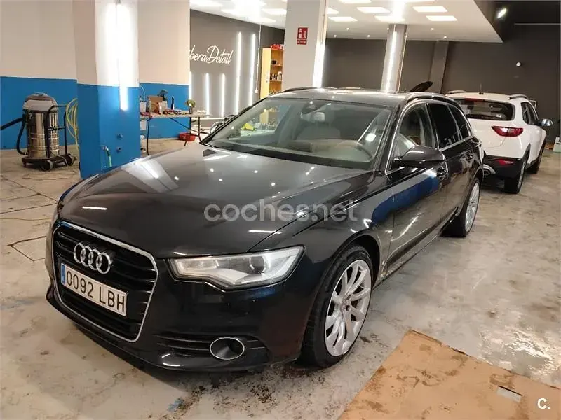 Usado Audi A6 204 CV (150 kW) 2014 Azul Familiar