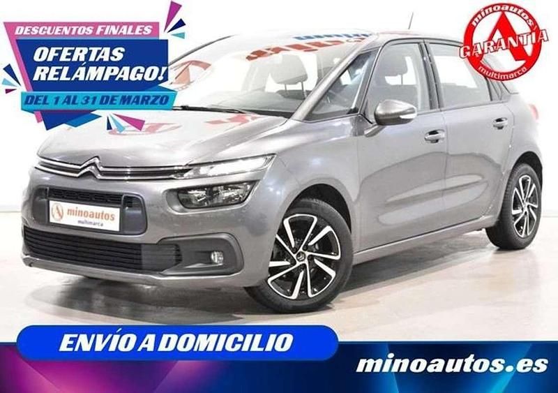 Usado Citroën C4 Shine 131 CV (96 kW) 2019 Gris Utilitario
