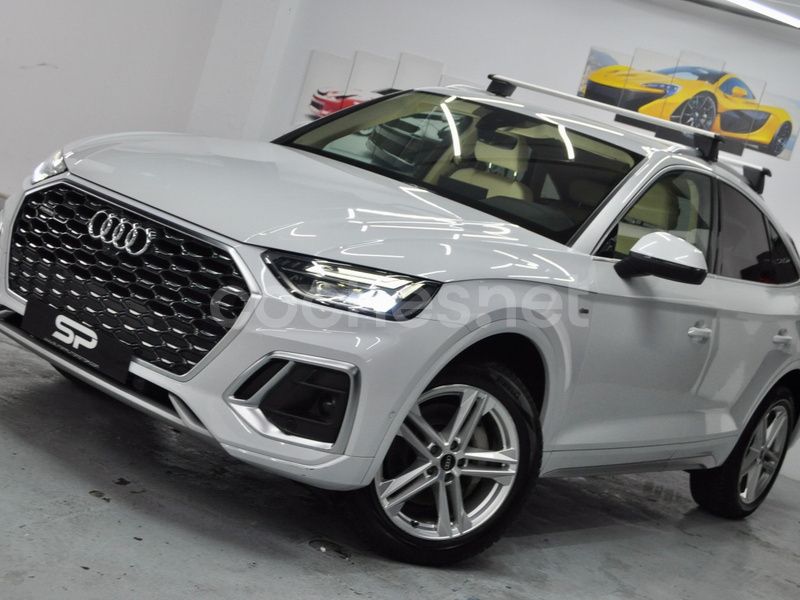 Blanco Usado 2021 Audi Q5 Sportback S-Line SUV | 38.900 € (Buen precio) - Imagen 1/4