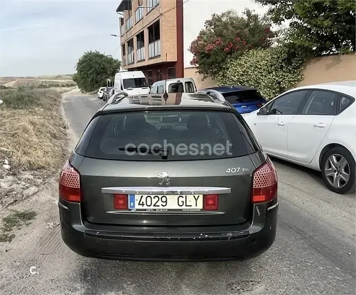 Usado Peugeot 407 Sport 110 CV (80 kW) 2009 Gris / plata Familiar