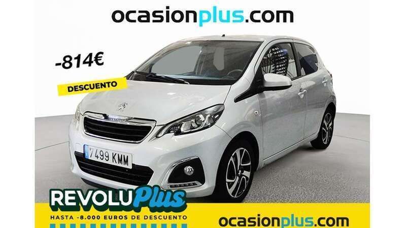 Plateado Usado 2018 Peugeot 108 Allure Utilitario | 8446 € (Precio justo) - Imagen 1/4