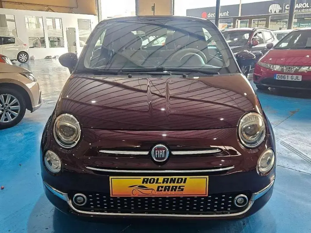 Usado Fiat 500 Lounge 69 CV (50 kW) 2017 Gris Utilitario