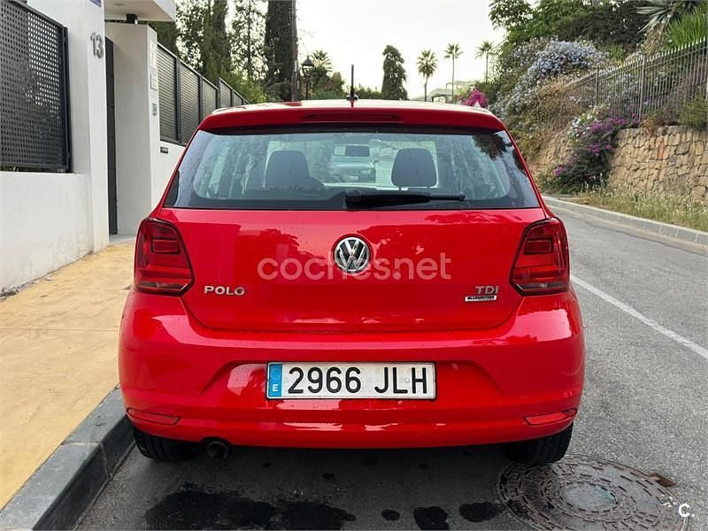 Usado VW Polo Advance 90 CV (66 kW) 2016 Rojo Berlina