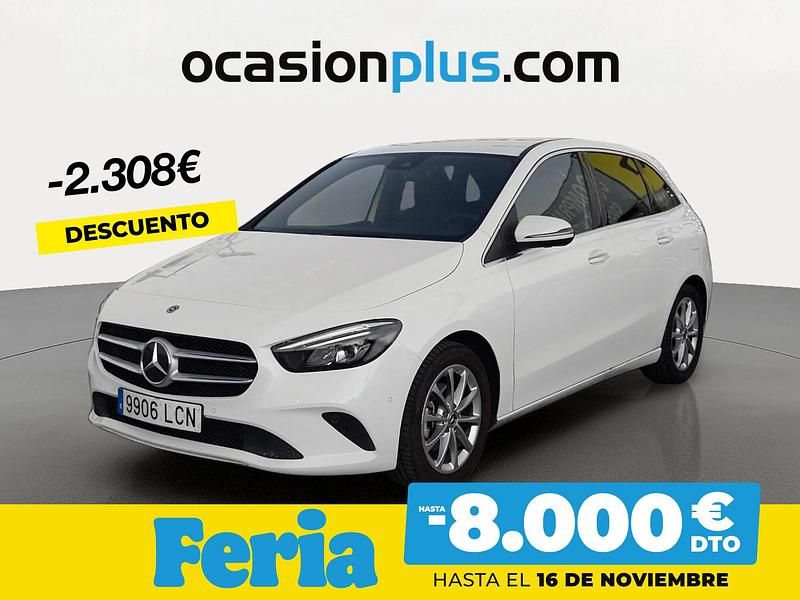 Blanco Usado 2019 Mercedes B180 Monovolumen | 25.390 € (Un poco caro) - Imagen 1/4