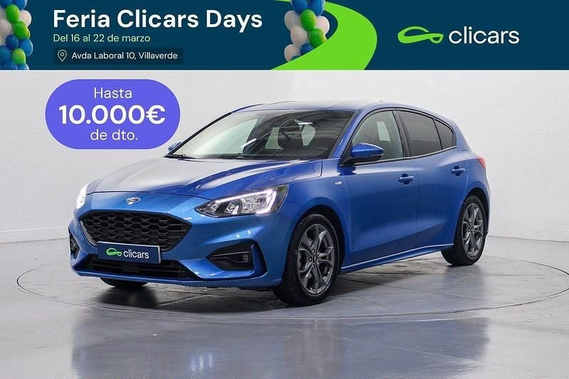 Usado Ford Focus ST-Line X 125 CV (91 kW) 2022 Azul Berlina