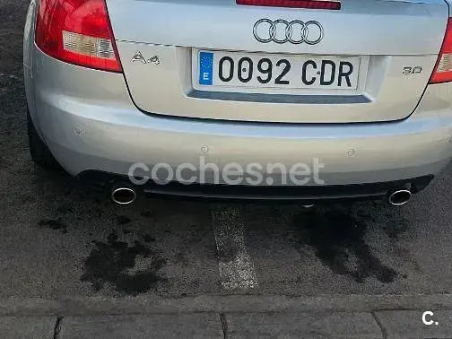 Usado Audi A4 Cabriolet 220 CV (161 kW) 2003 Gris / plata Descapotable
