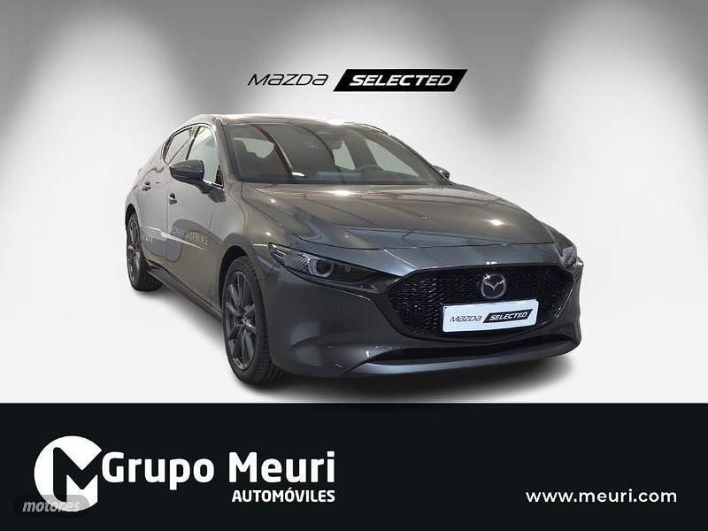Gris Nuevo 2025 Mazda 3 Exclusive-Line Berlina | 33.490 € (Un poco caro) - Imagen 1/4