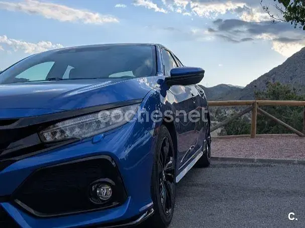 Usado Honda Civic Sport 182 CV (133 kW) 2019 Azul Berlina
