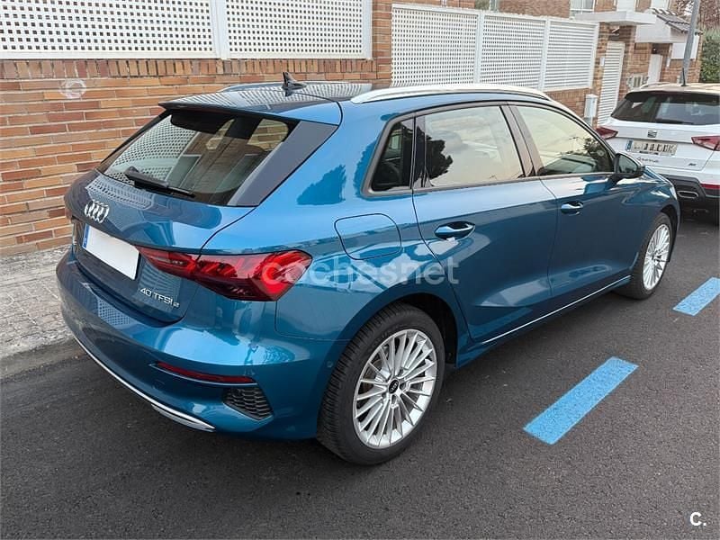 Usado Audi A3 Advanced Plus 204 CV (150 kW) 2021 Azul Berlina
