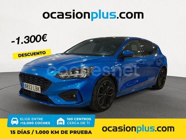 Azul Usado 2019 Ford Focus ST-Line Berlina | 14.300 € (Precio justo) - Imagen 1/4