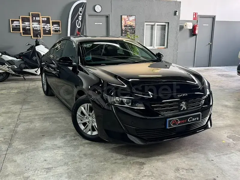 Usado Peugeot 508 Allure 130 CV (95 kW) 2023 Negro Berlina