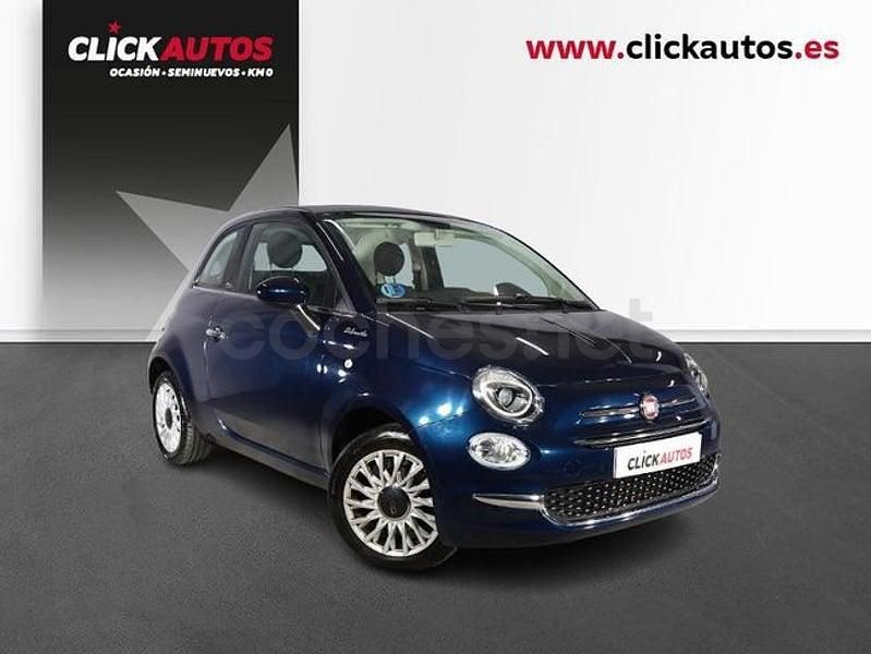 Usado Fiat 500C Dolcevita 70 CV (51 kW) 2021 Azul Descapotable