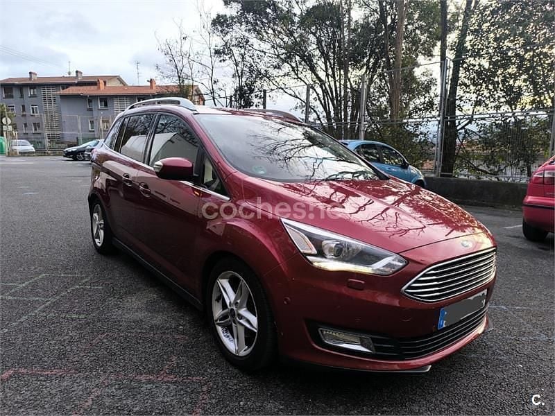 Granate Usado 2017 Ford Grand C-Max Titanium Monovolumen | 11.000 € (Precio justo) - Imagen 1/4