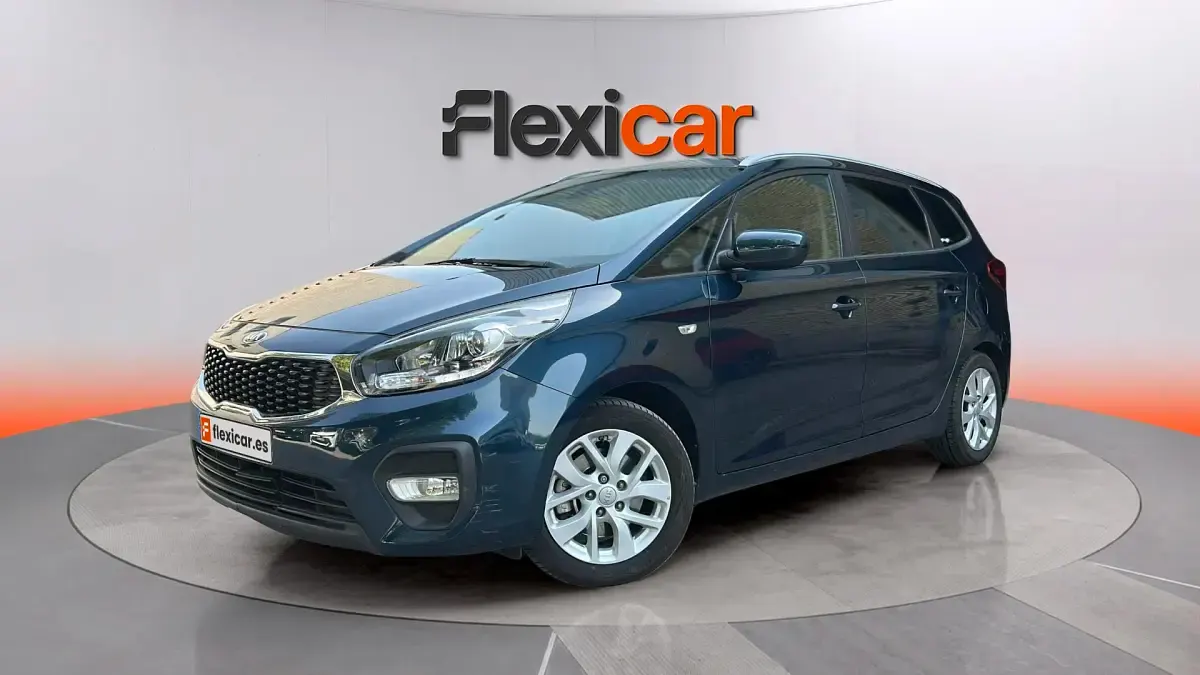 Usado Kia Carens 136 CV (100 kW) 2017 Azul Monovolumen