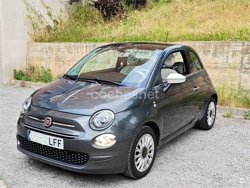 Usado Fiat 500 Lounge 69 CV (50 kW) 2020 Gris / plata Berlina
