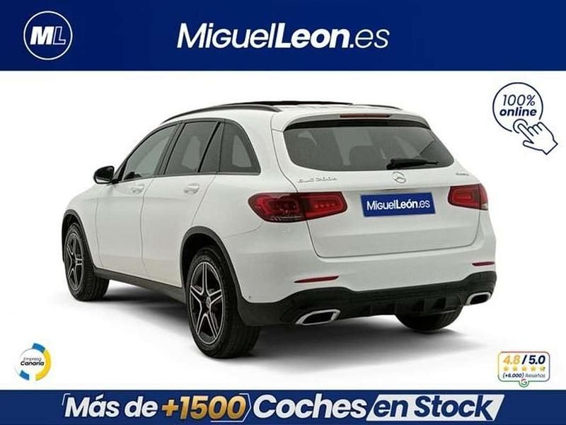 Usado Mercedes GLC220 170 CV (125 kW) 2021 Blanco SUV